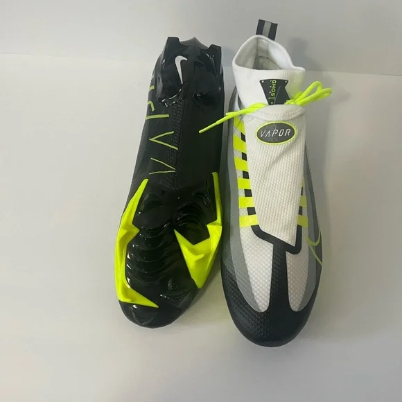 Nike Vapor Edge Pro 360 Neon Volt Dark Smoke Grey Black DQ3670-071 sz 8 Men's